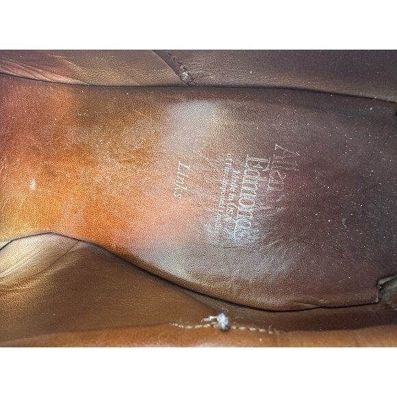 Allen Edmonds Mens “Links” Black Brown Saddle Oxfords Size 12 D  Golf main image 15
